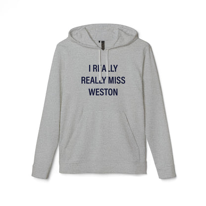 I Really Really Miss Weston adidas Unisex Fleece Hoodie