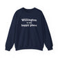 Willington is My Happy Place Unisex Heavy Blend™ Crewneck Sweatshirt