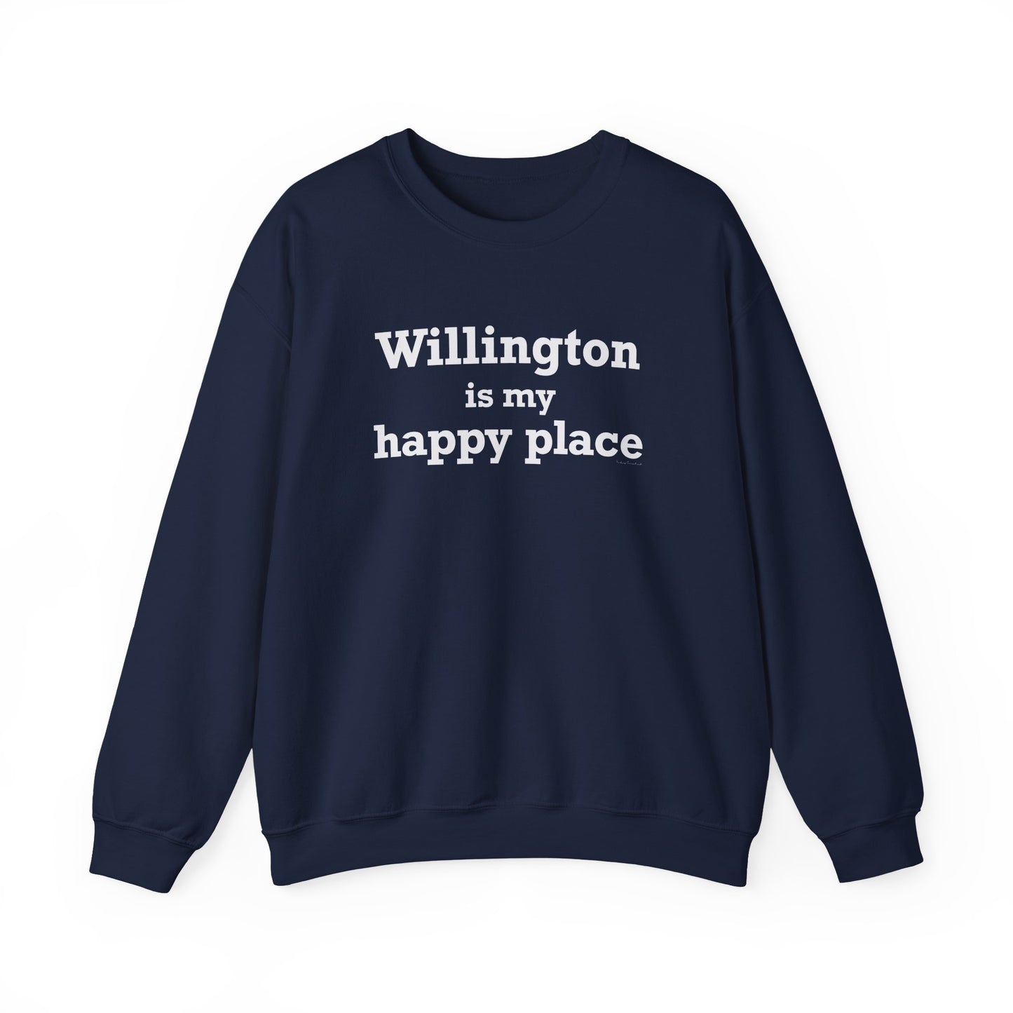 Willington is My Happy Place Unisex Heavy Blend™ Crewneck Sweatshirt