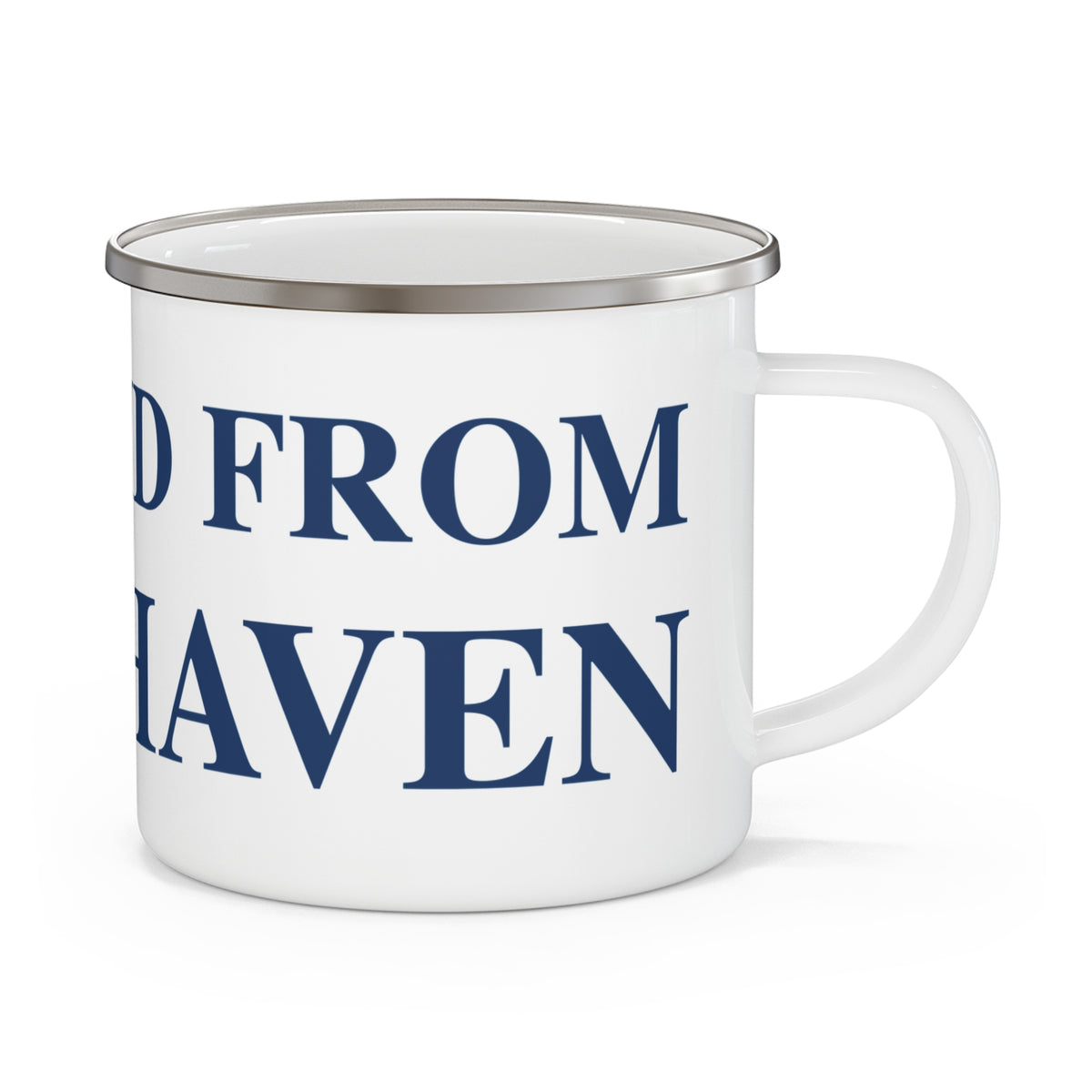 Just a kid from West Haven Enamel Camping Mug