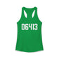 06413 Clinton CT Zip Code Women's Ideal Racerback Tank Top