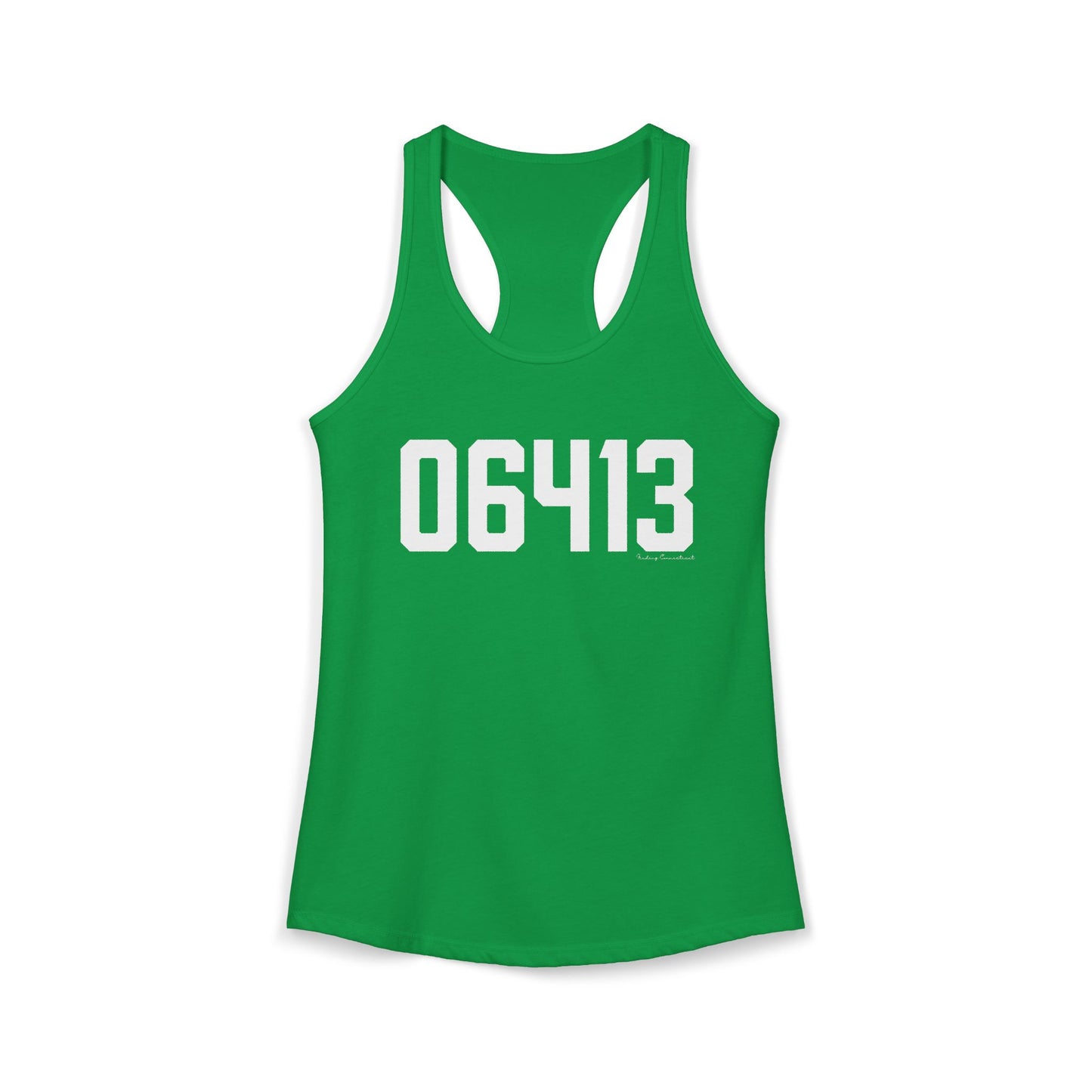 06413 Clinton CT Zip Code Women's Ideal Racerback Tank Top