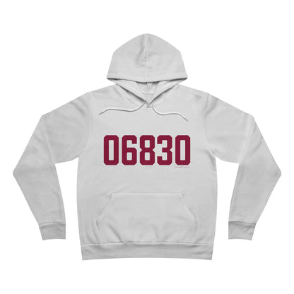 06830 - Greenwich Connecticut Zip Code Unisex Sponge Fleece Pullover Hoodie