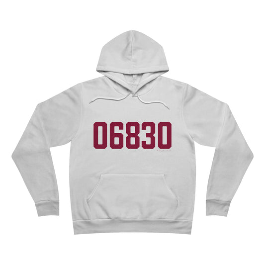 06830 - Greenwich Connecticut Zip Code Unisex Sponge Fleece Pullover Hoodie
