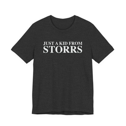 Just a kid from Storrs Unisex Jersey Short Sleeve T-Shirt