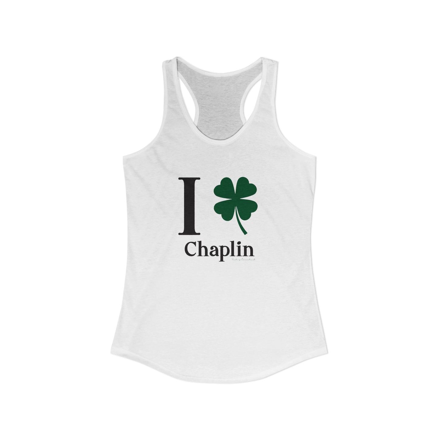 I Clover Chaplin Women's Ideal Racerback Tank Top