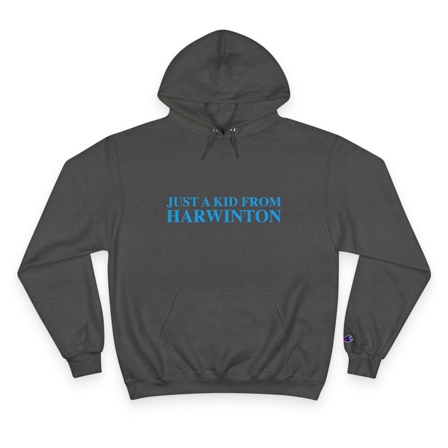 Just a kid from Harwinton Champion Hoodie