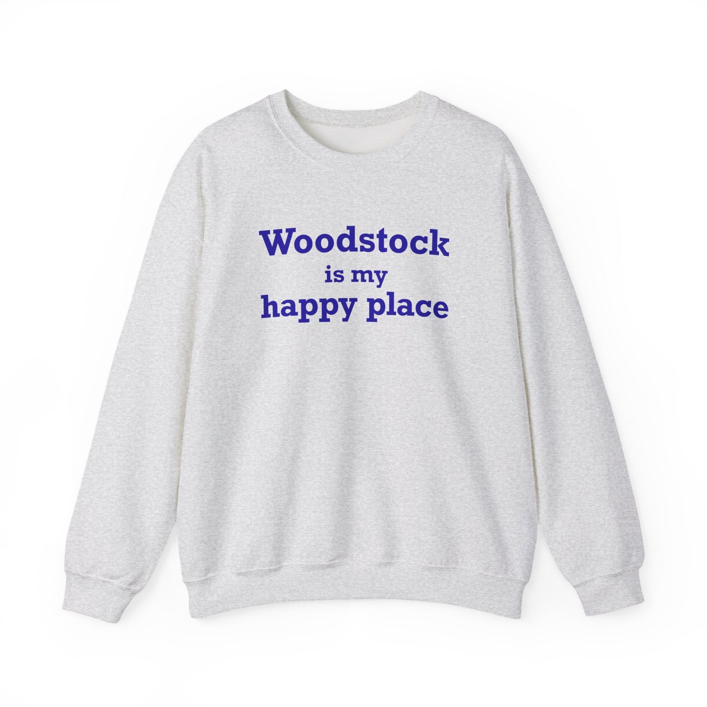 Woodstock is My Happy Place Unisex Heavy Blend™ Crewneck Sweatshirt