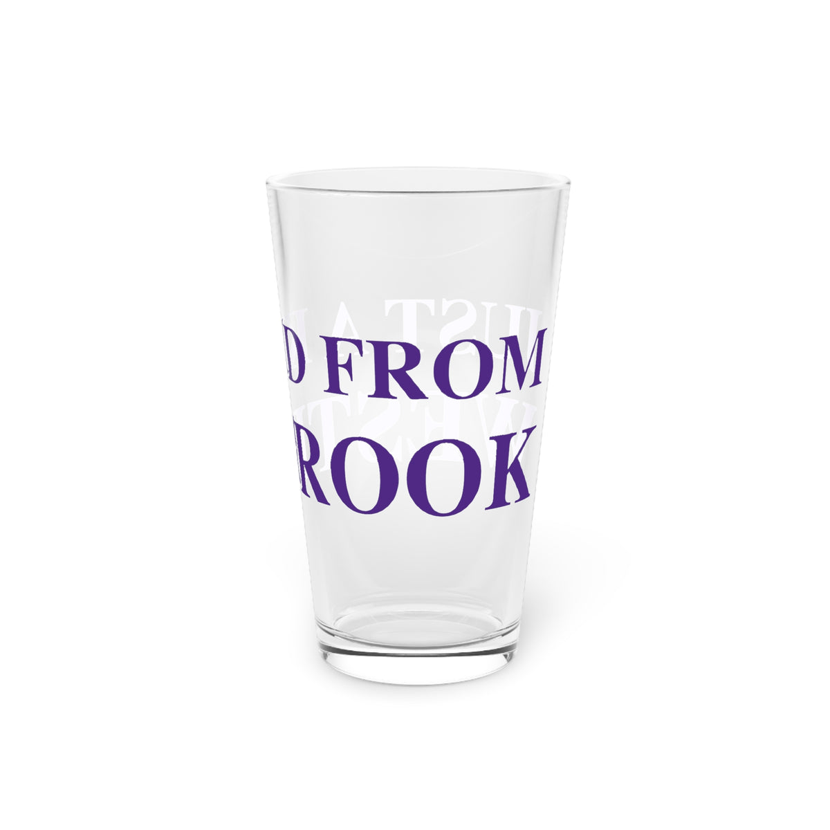 Just a kid from Westbrook Pint Glass, 16oz