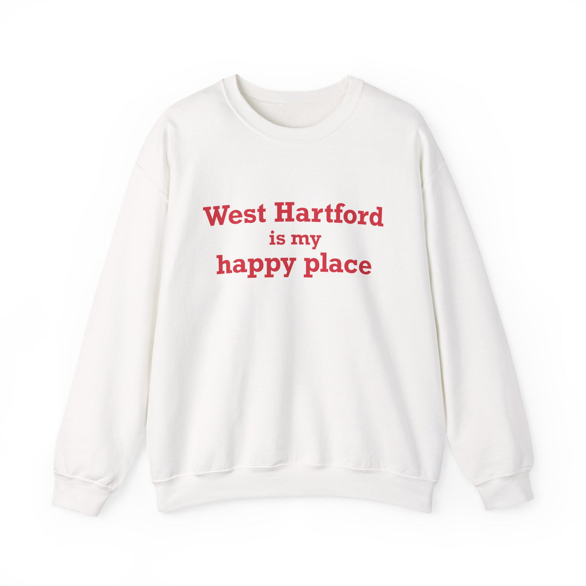 West Hartford is My Happy Place Heavy Blend™ Crewneck Sweatshirt