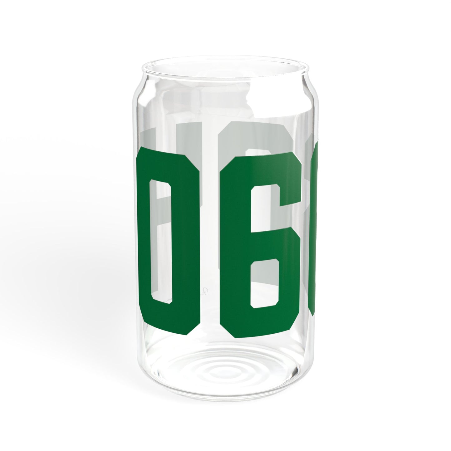 06604 Bridgeport Connecticut Zip Code Sipper Glass, 16oz