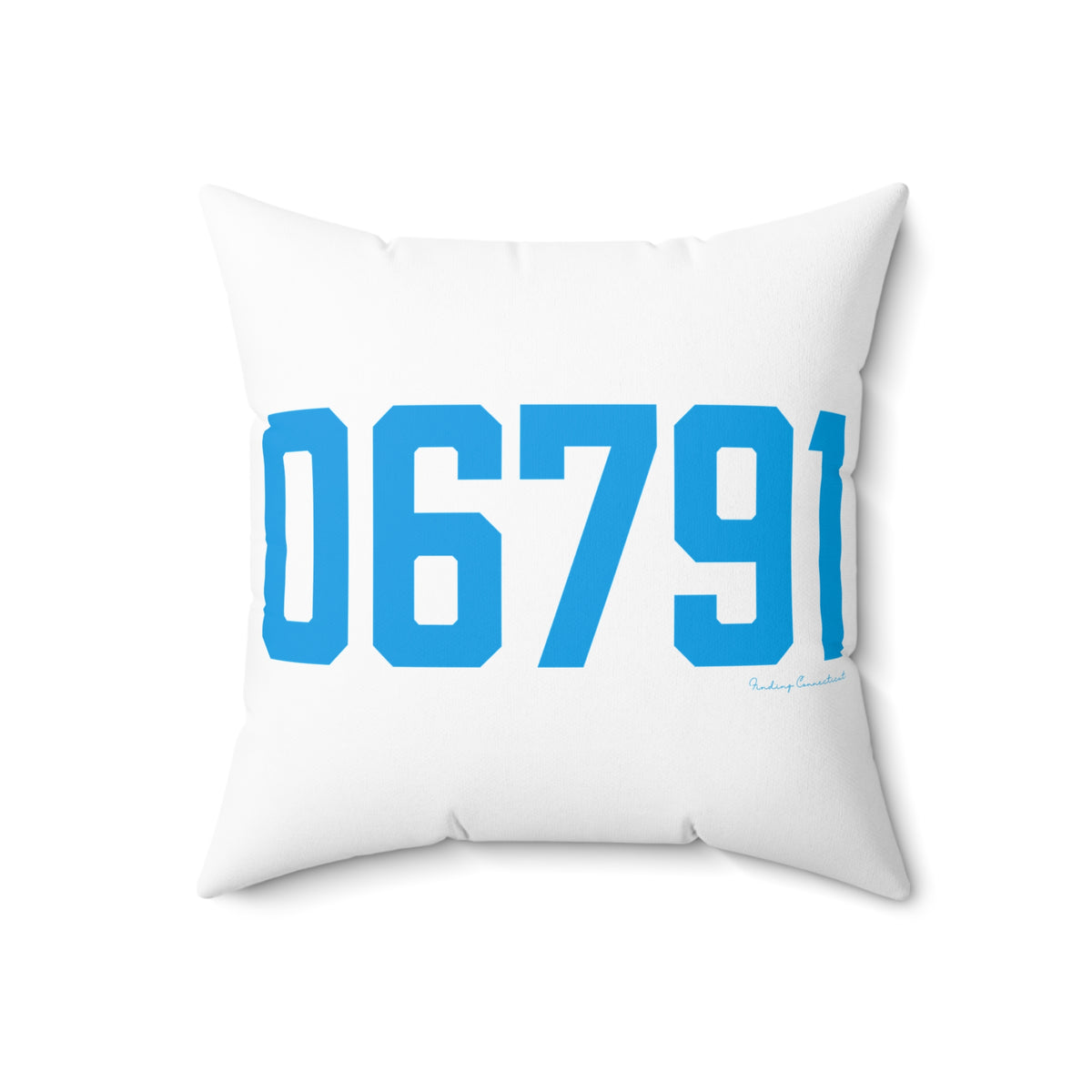 06791 Harwinton Connecticut Zip Code Polyester Square Pillow