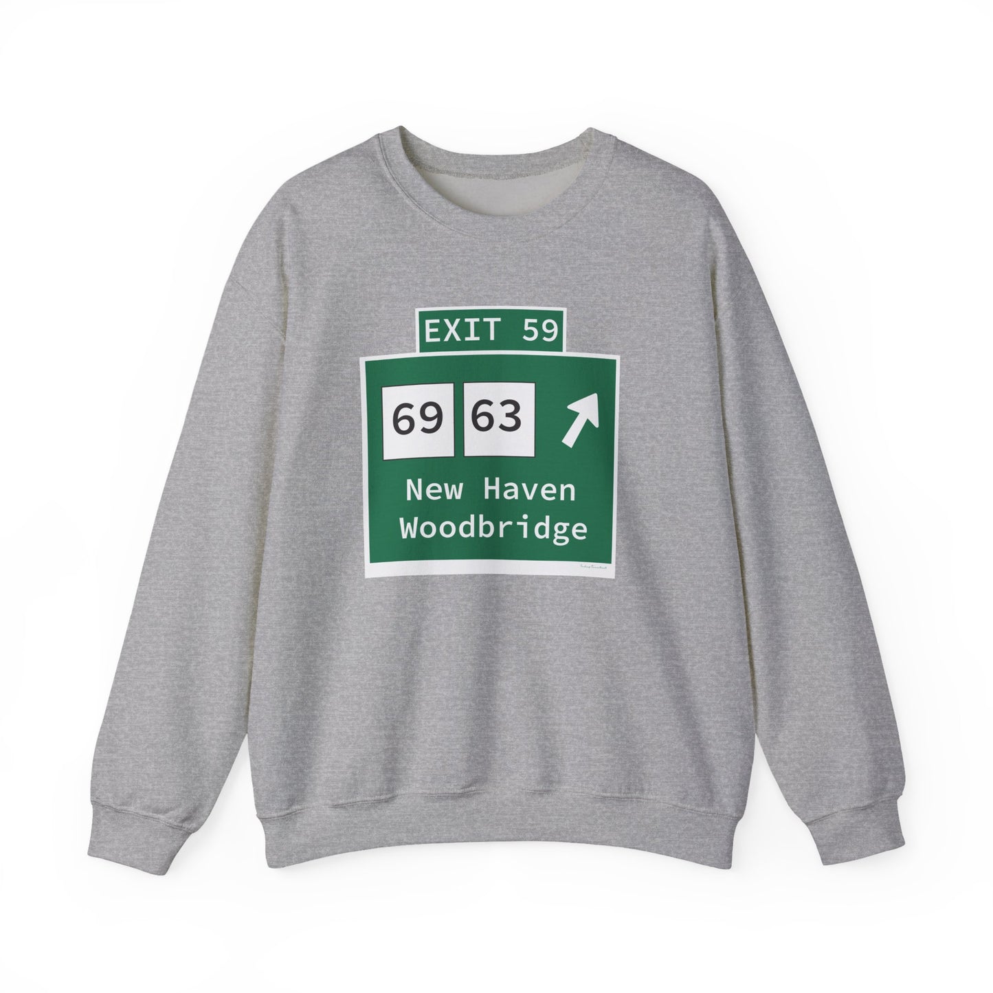 Vintage WCP Exit 59 Sign Unisex Heavy Blend™ Crewneck Sweatshirt