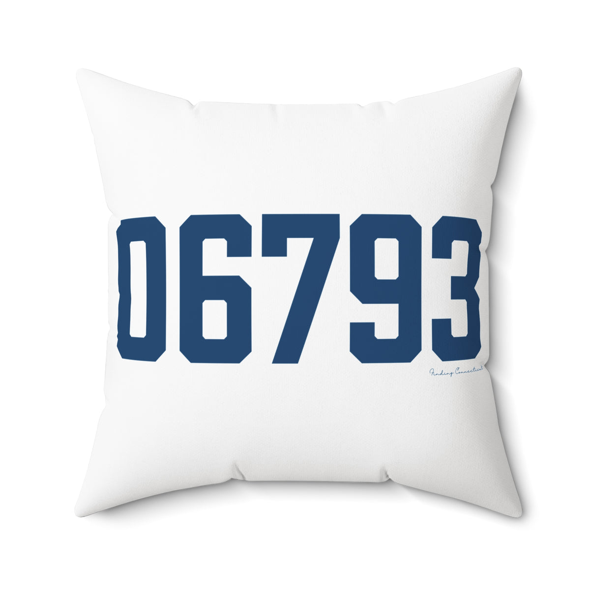 06793 Washington Connecticut Zip Code  Polyester Square Pillow