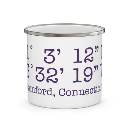 Stamford Coordinates Enamel Camping Mug