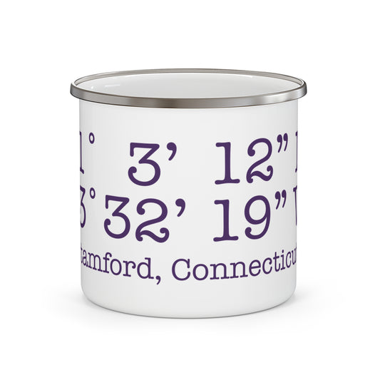 Stamford Coordinates Enamel Camping Mug