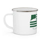 Trumbull Connecticut St Patrick’s Day Flag Enamel Camping Mug
