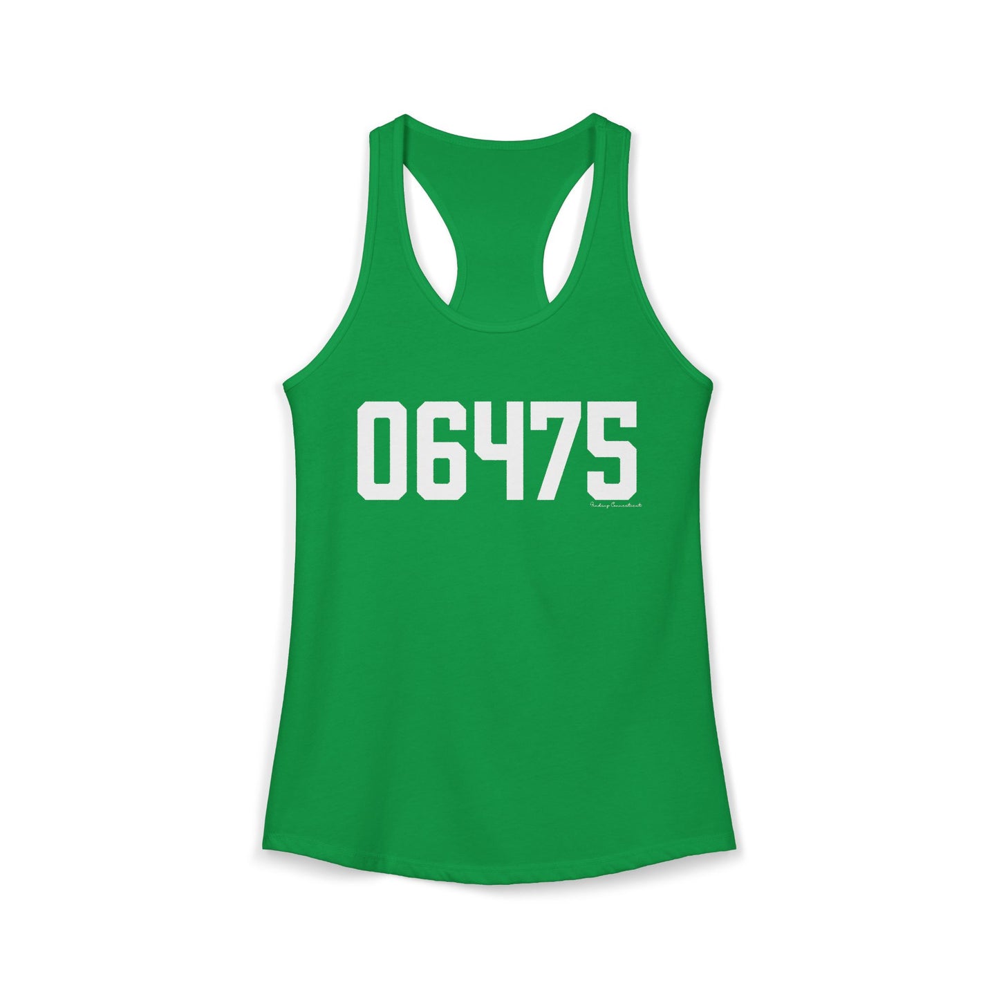 06475 Old Saybrook CT Zip Code Women's Ideal Racerback Tank Top