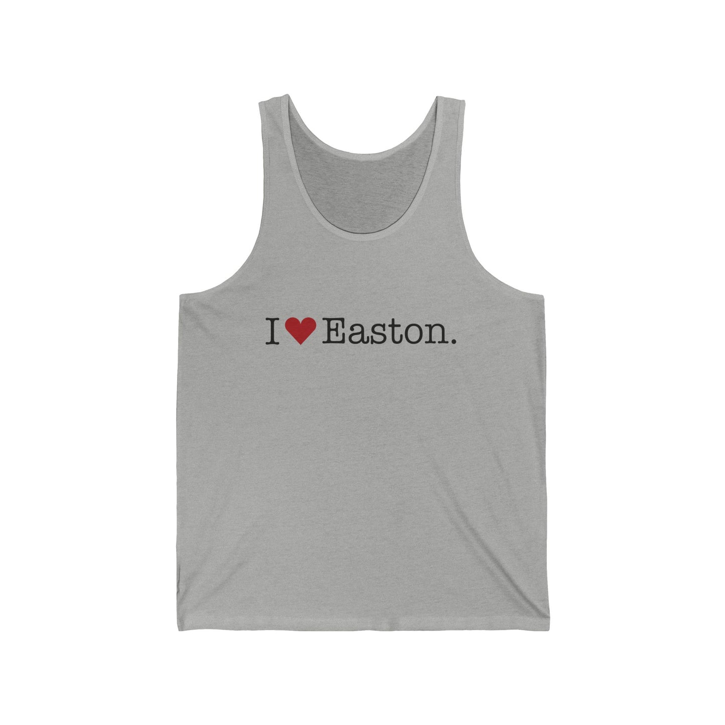 I Heart Easton. Unisex Jersey Tank Top
