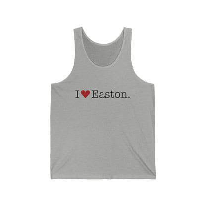 I Heart Easton. Unisex Jersey Tank Top