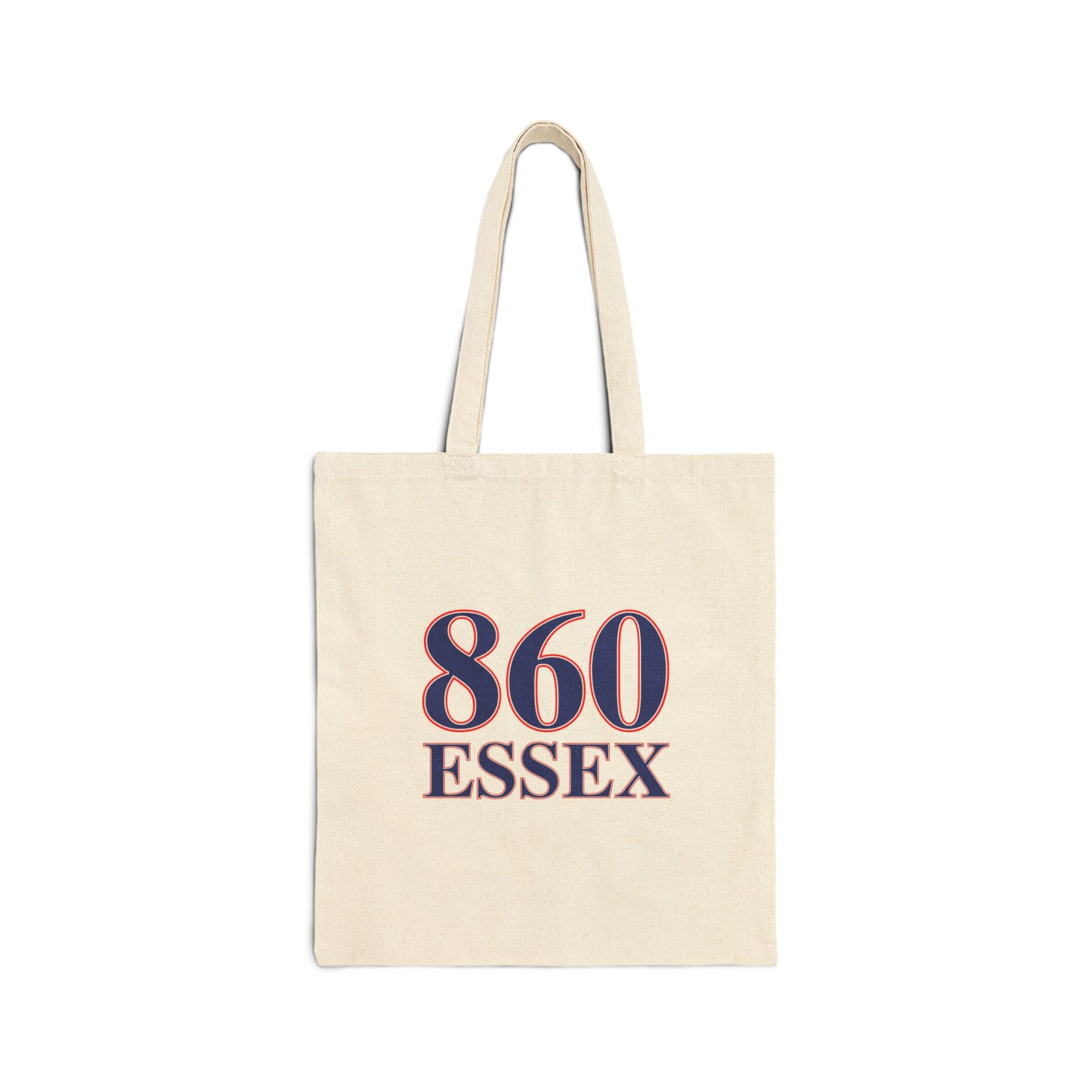 860 Essex Red, White & Blue Cotton Canvas Tote Bag