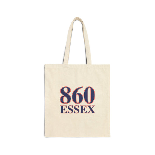 860 Essex Red, White & Blue Cotton Canvas Tote Bag