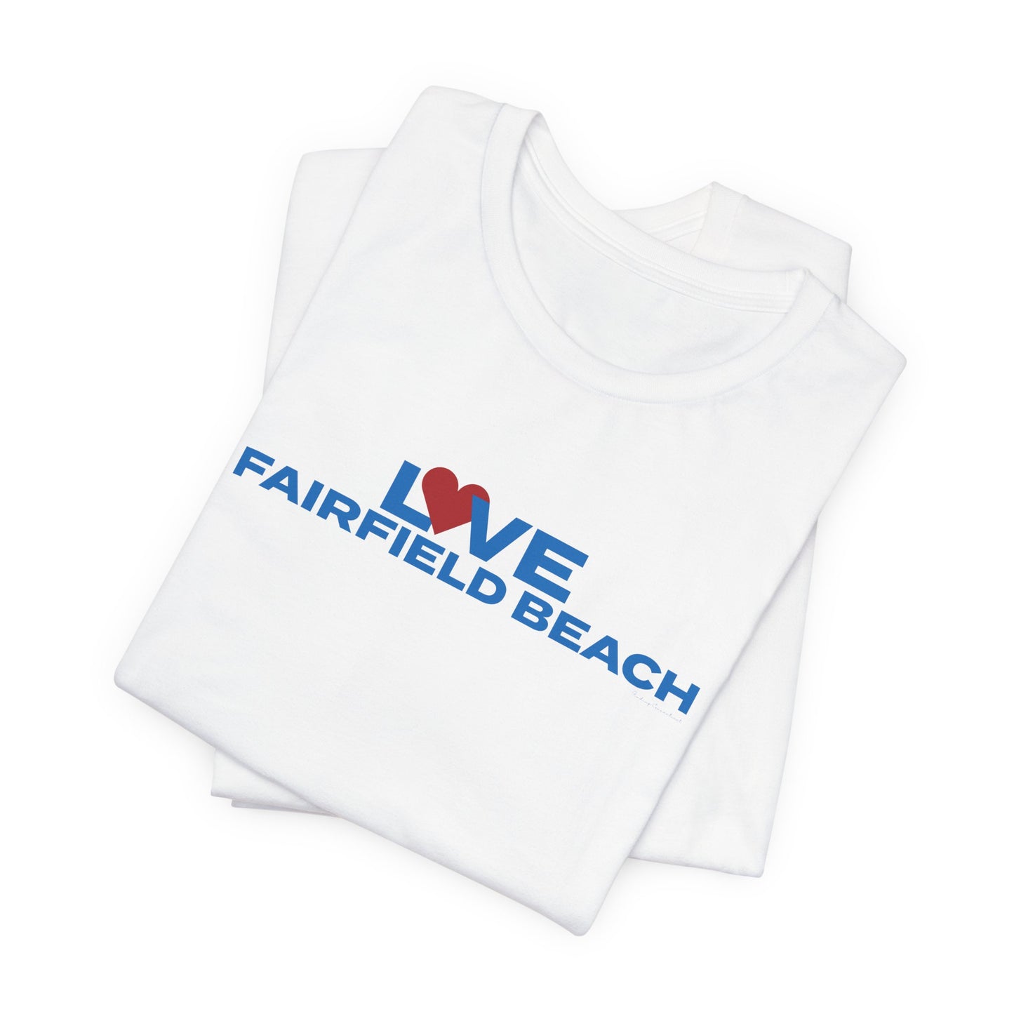 Love Fairfield Beach Unisex Jersey Short Sleeve T-Shirt