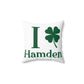 I Clover Hamden Spun Polyester Square Pillow