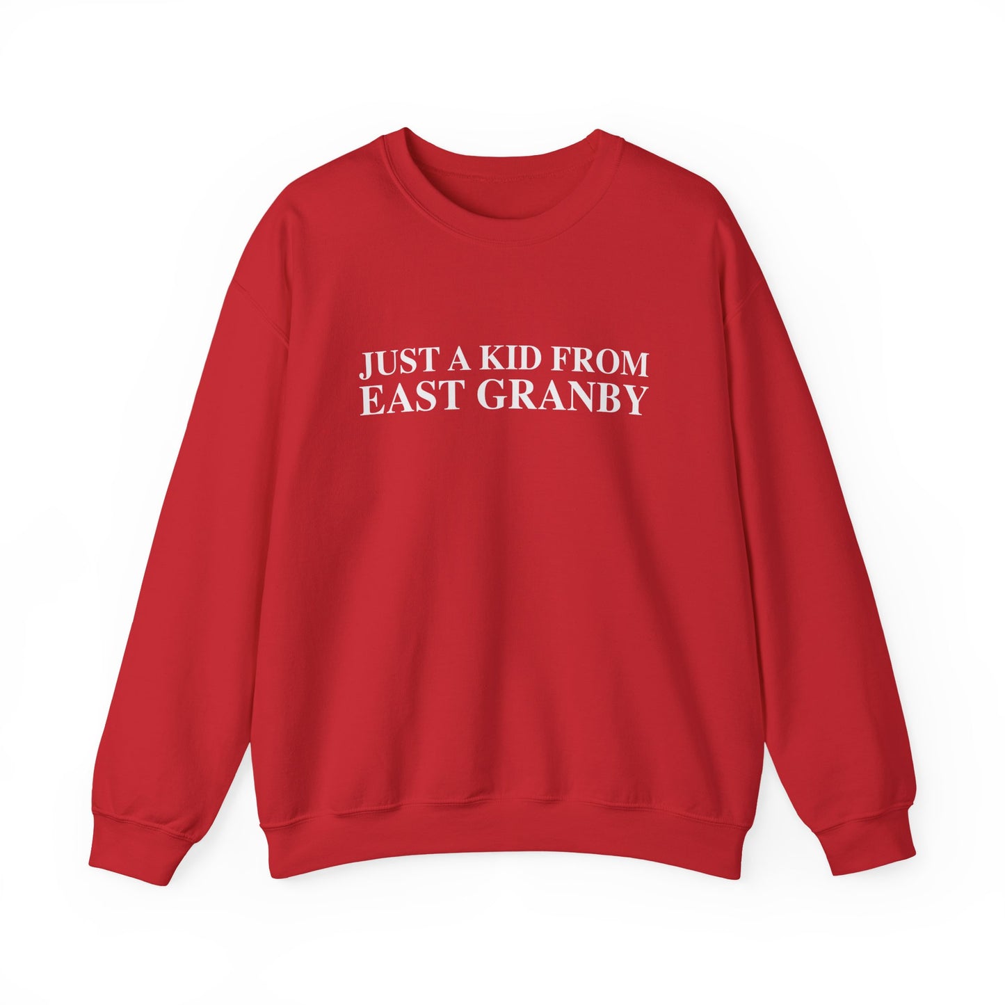 Just a kid from East Granby Unisex Heavy Blend™ Crewneck Sweatshirt