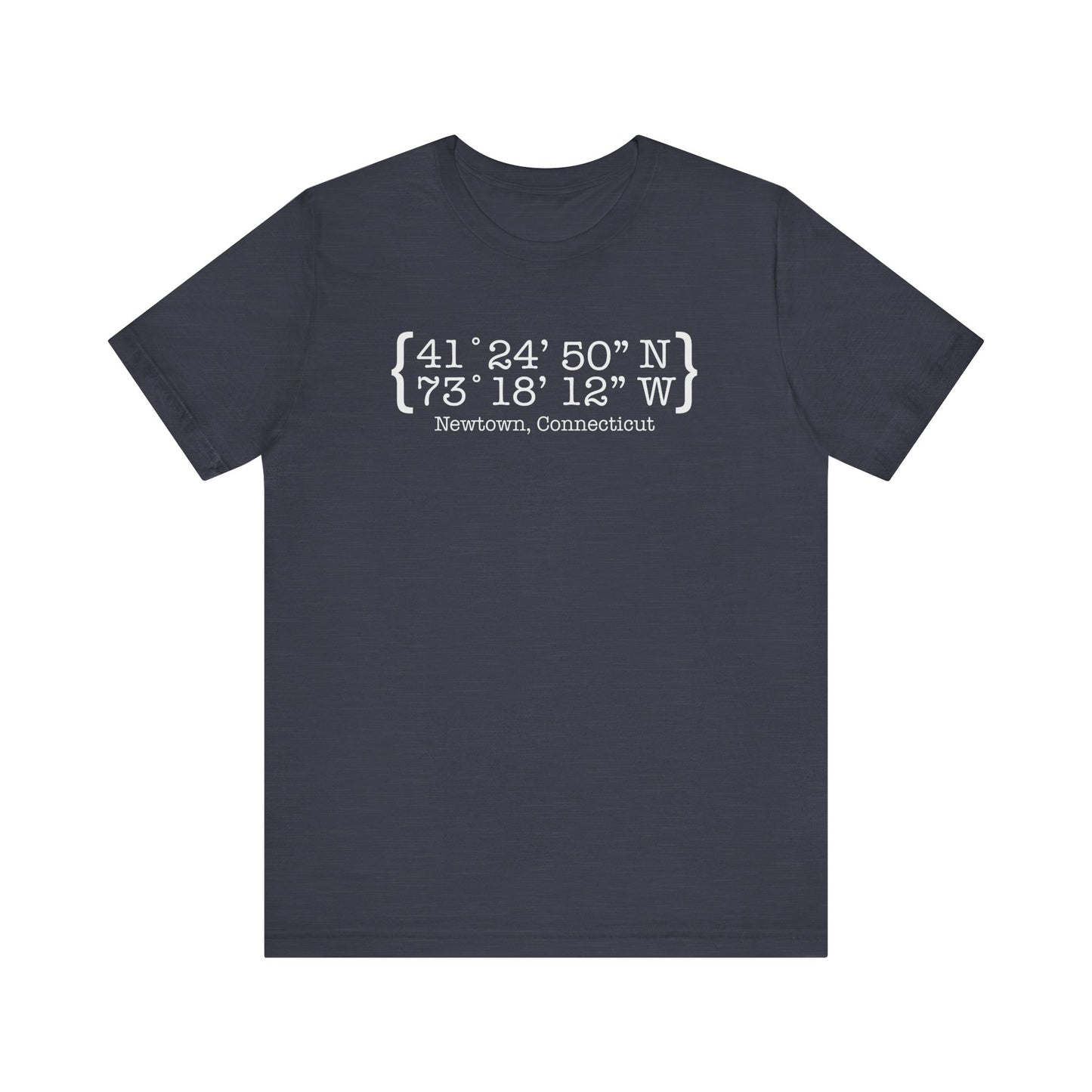 Newtown Coordinates Unisex Jersey Short Sleeve T-Shirt