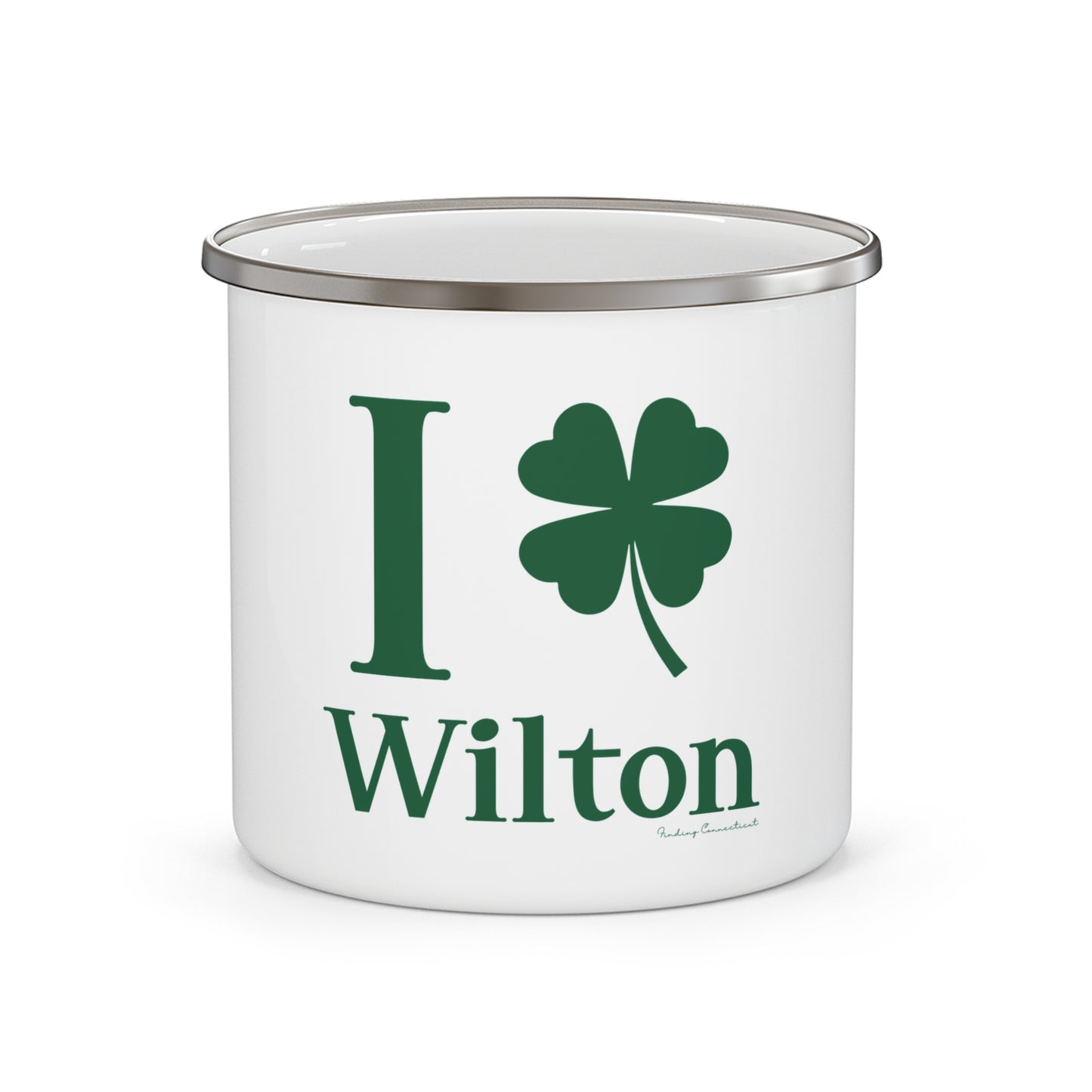 I Clover Wilton Enamel Camping Mug