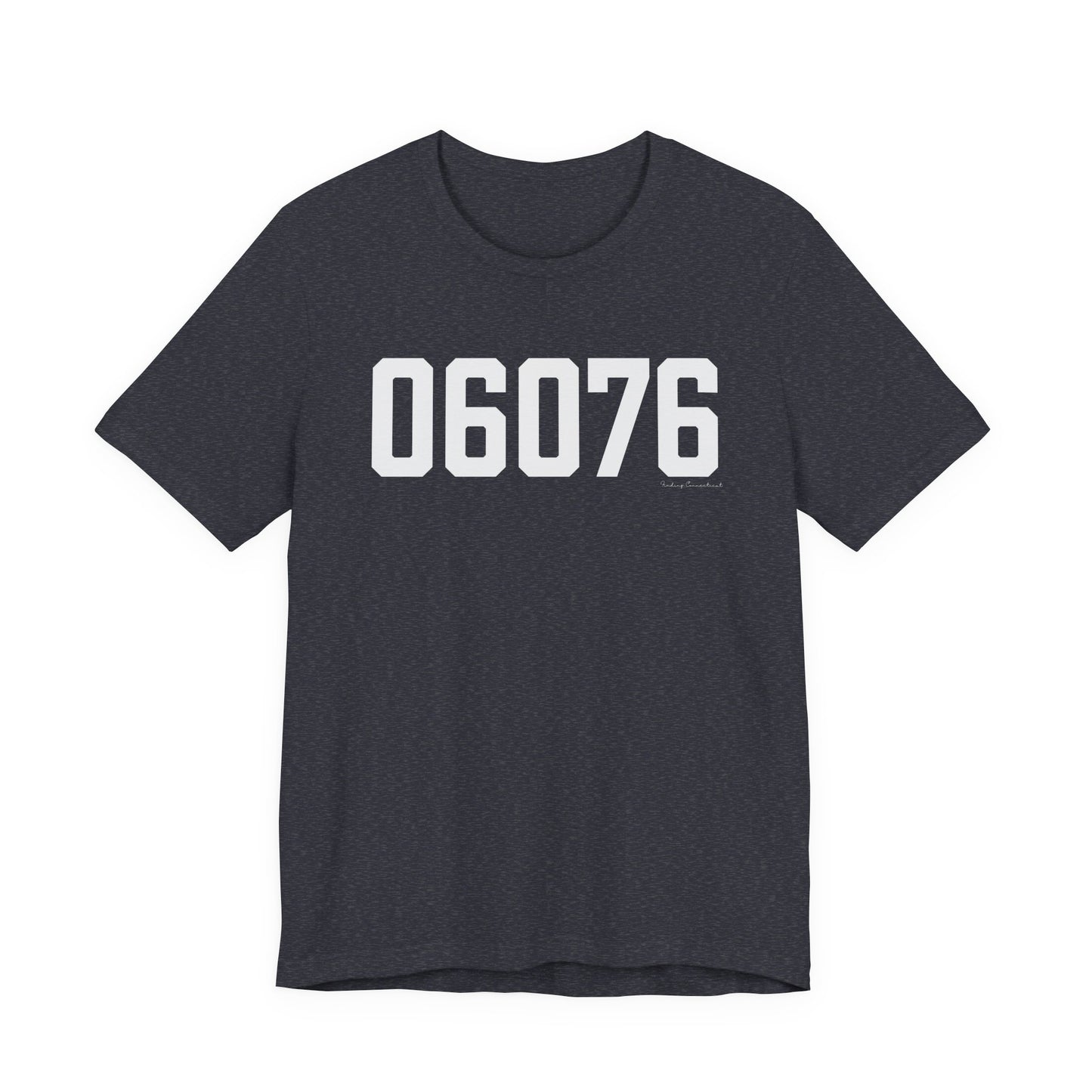06076 Union CT Zip Code Unisex Jersey Short Sleeve T-Shirt