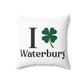 I Clover Waterbury Spun Polyester Square Pillow