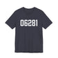 06281 Woodstock CT Zip Code Unisex Jersey Short Sleeve T-Shirt