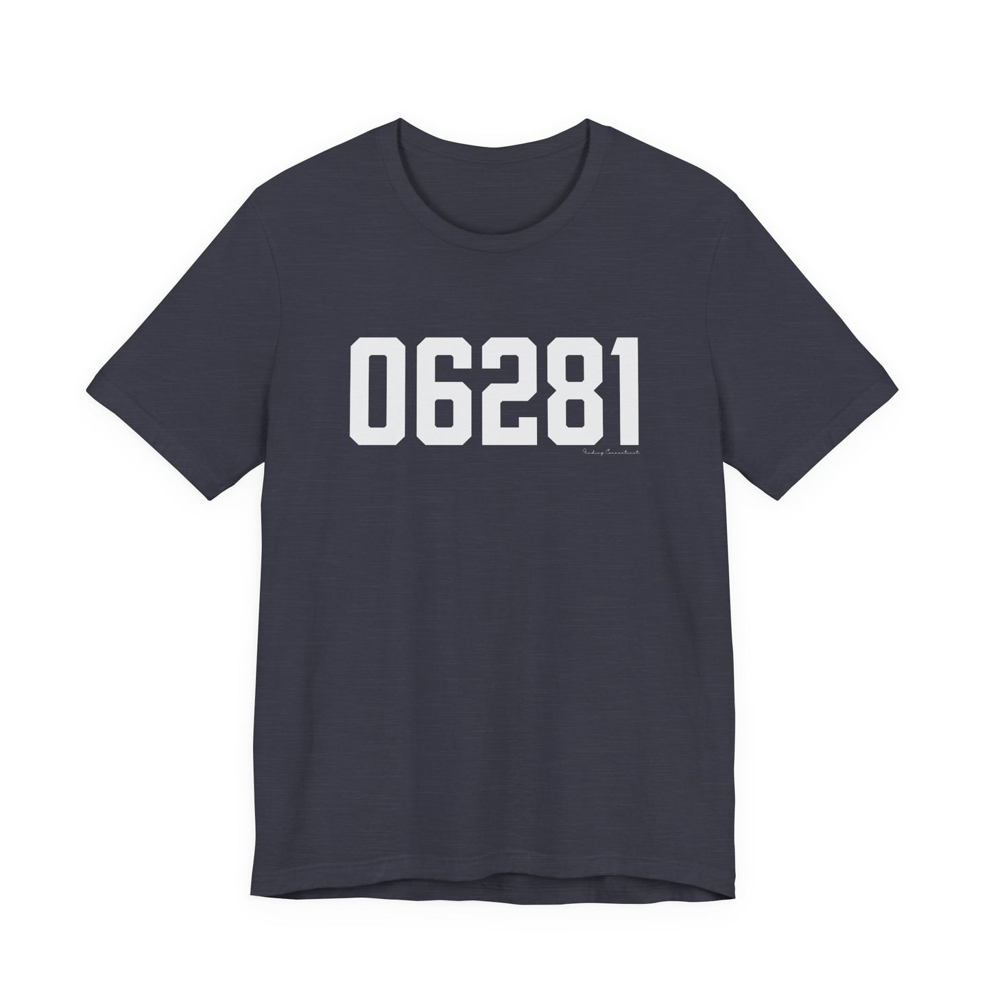 06281 Woodstock CT Zip Code Unisex Jersey Short Sleeve T-Shirt