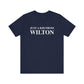 Just a kid from Wilton Unisex Jersey Short Sleeve T-Shirt