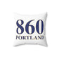 860 Portland Spun Polyester Square Pillow
