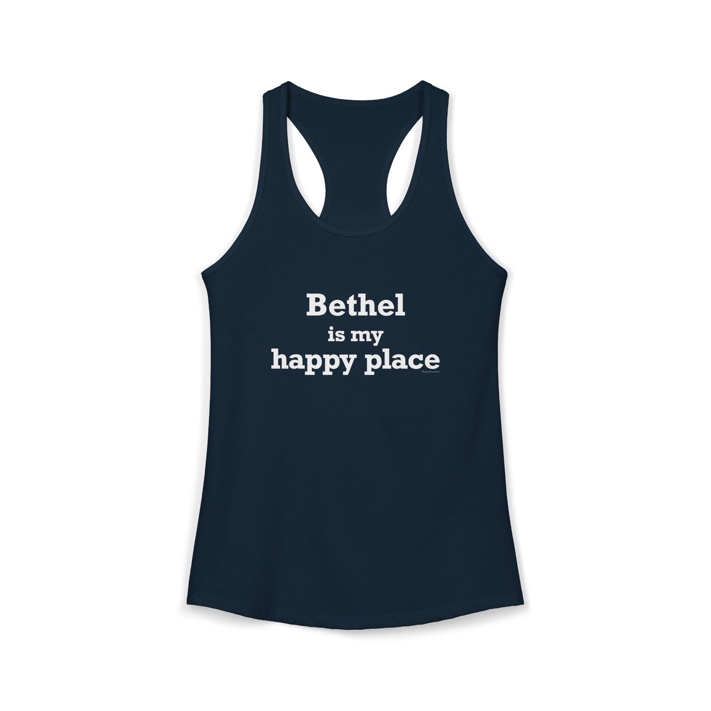 Bethel Is My Happy Place Women's Ideal Racerback Tank Top