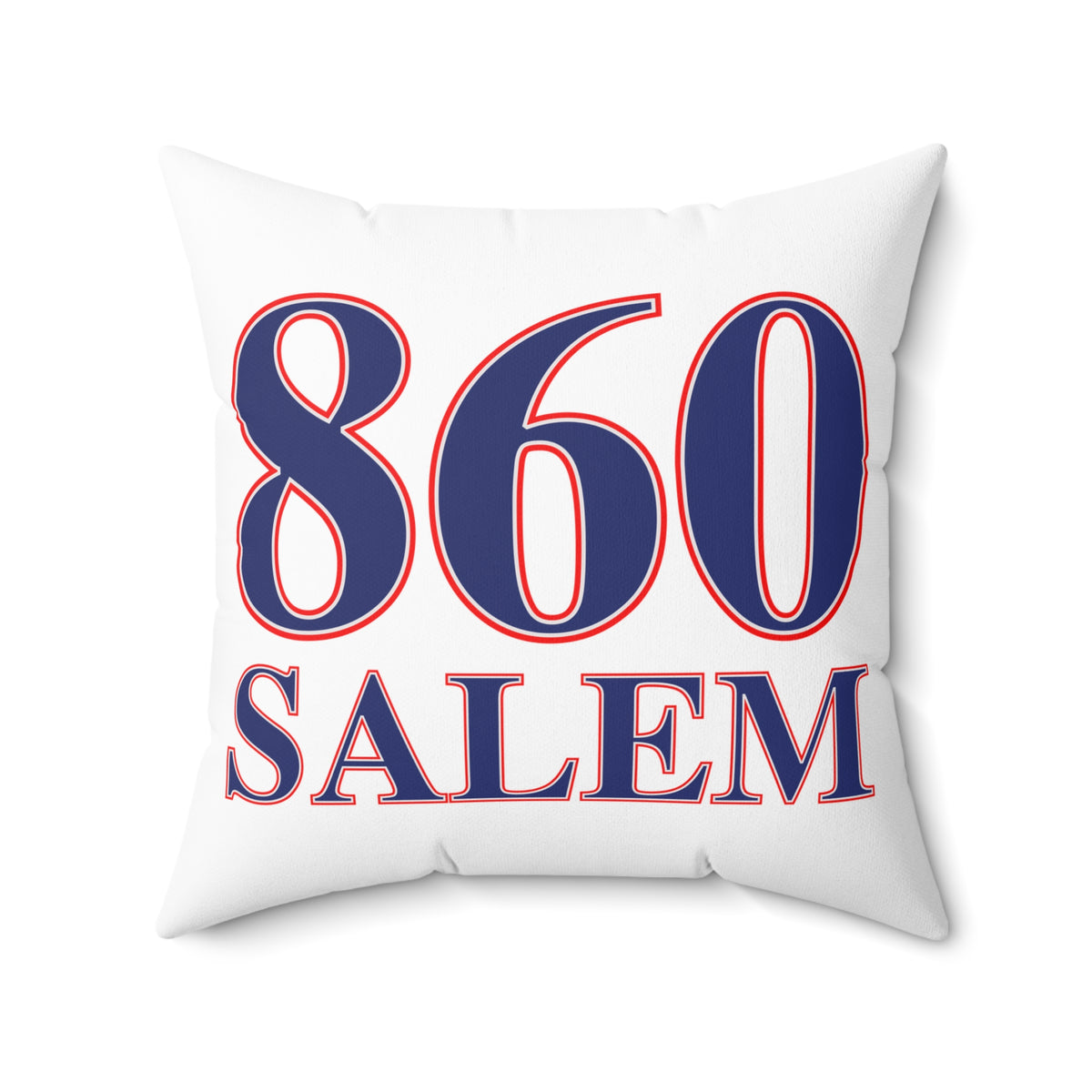 860 Salem Red, White & Blue Spun Polyester Square Pillow