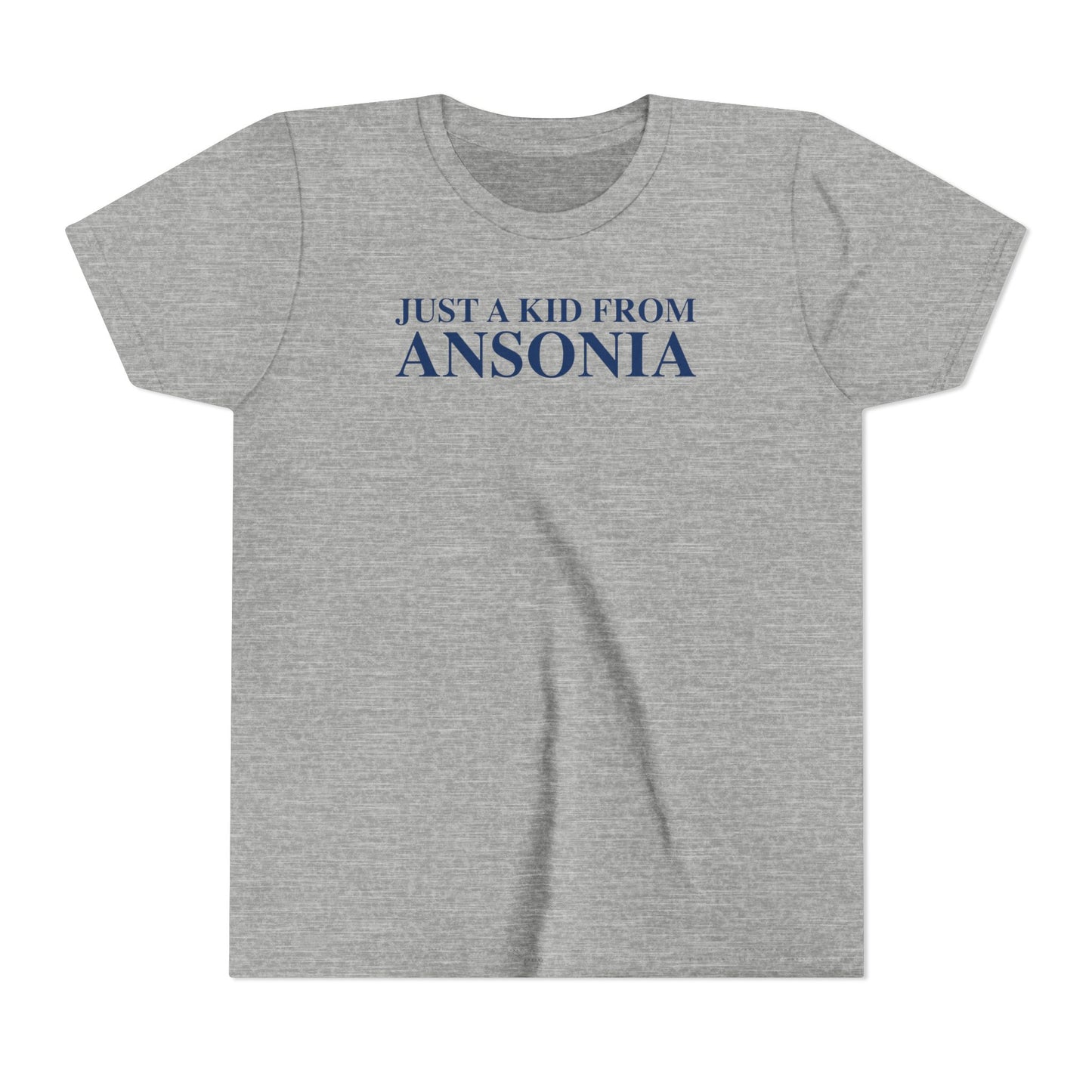Just a kid from Ansonia Youth Short Sleeve T-Shirt