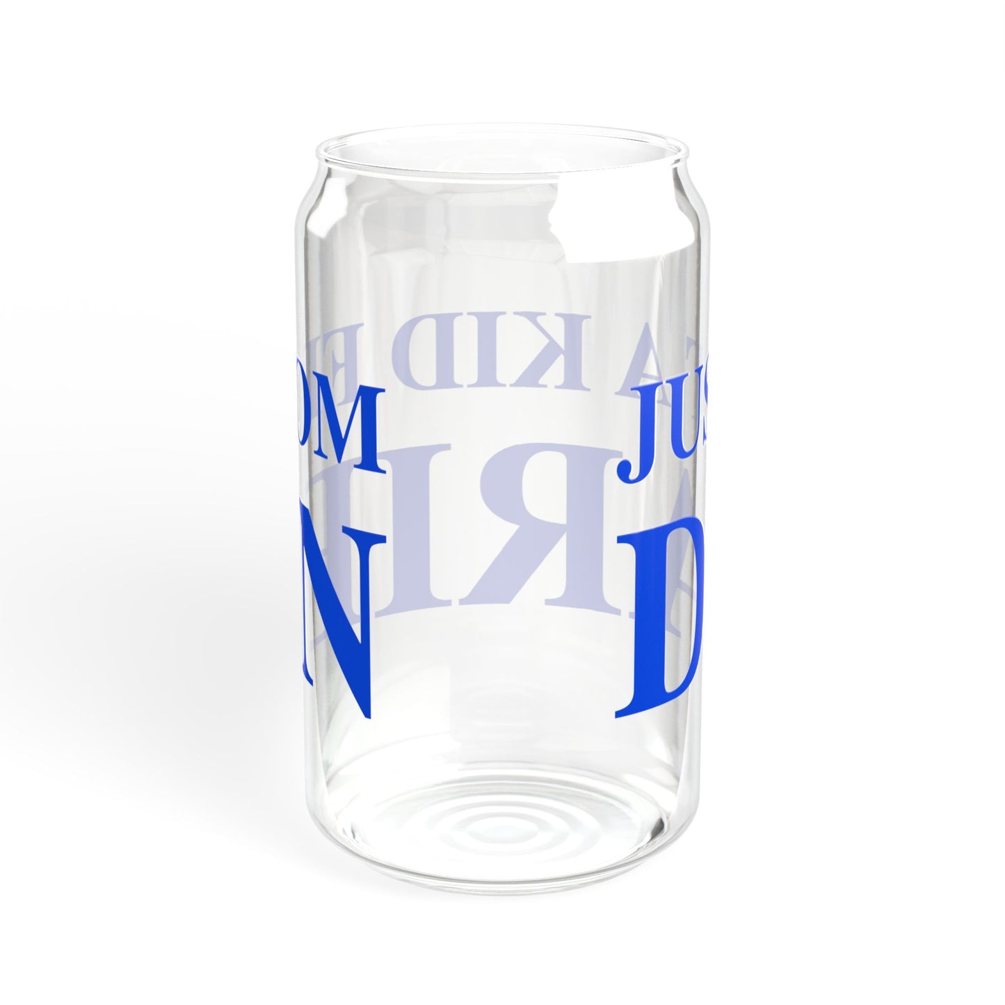 Just a kid from Darien Sipper Glass, 16oz