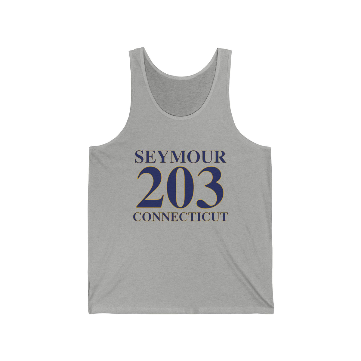 Seymour 203 Connecticut Unisex Jersey Tank Top
