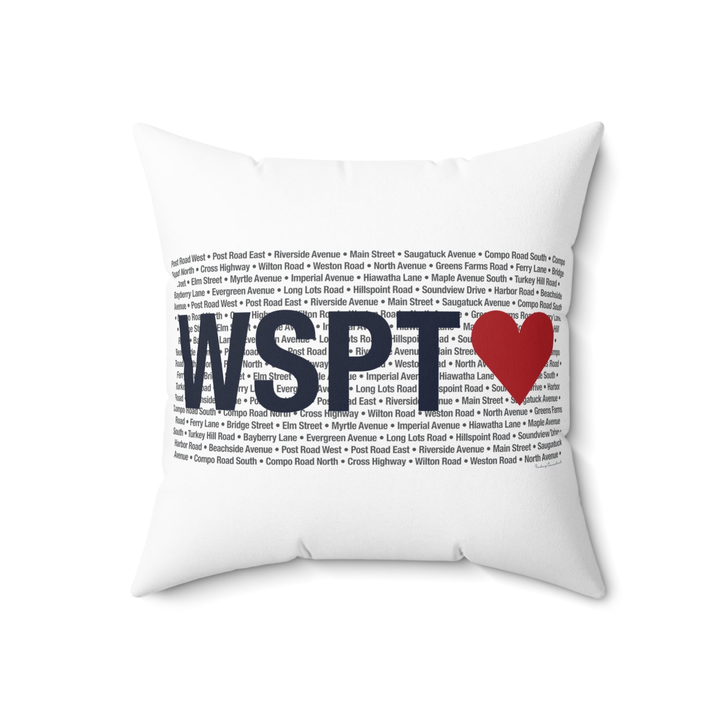 Westport Love Spun Polyester Square Pillow