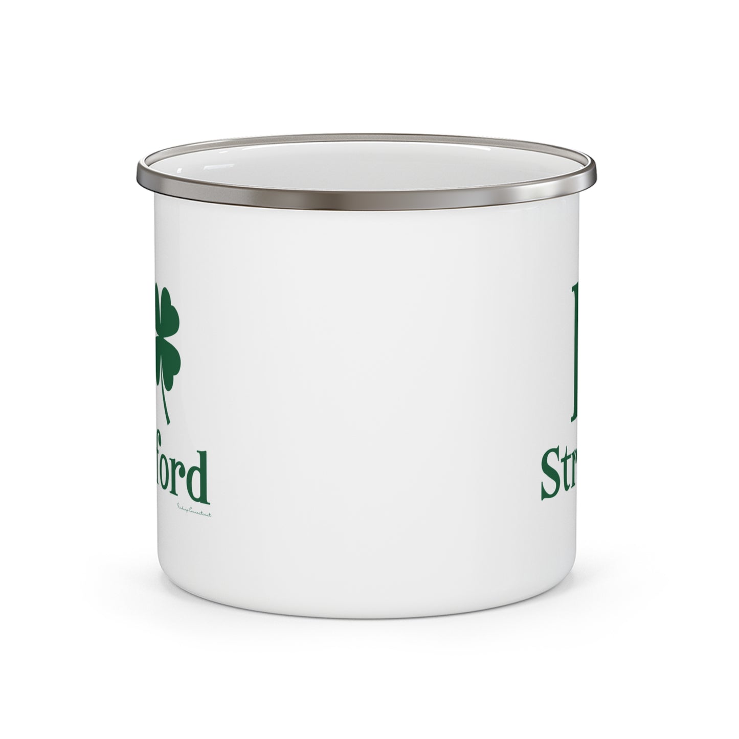 I Clover Stratford Enamel Camping Mug
