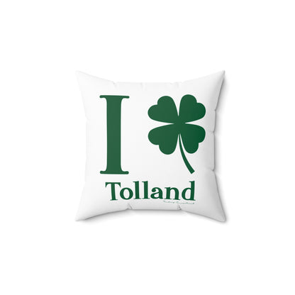 I Clover Tolland Spun Polyester Square Pillow