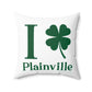 I Clover Plainville Spun Polyester Square Pillow