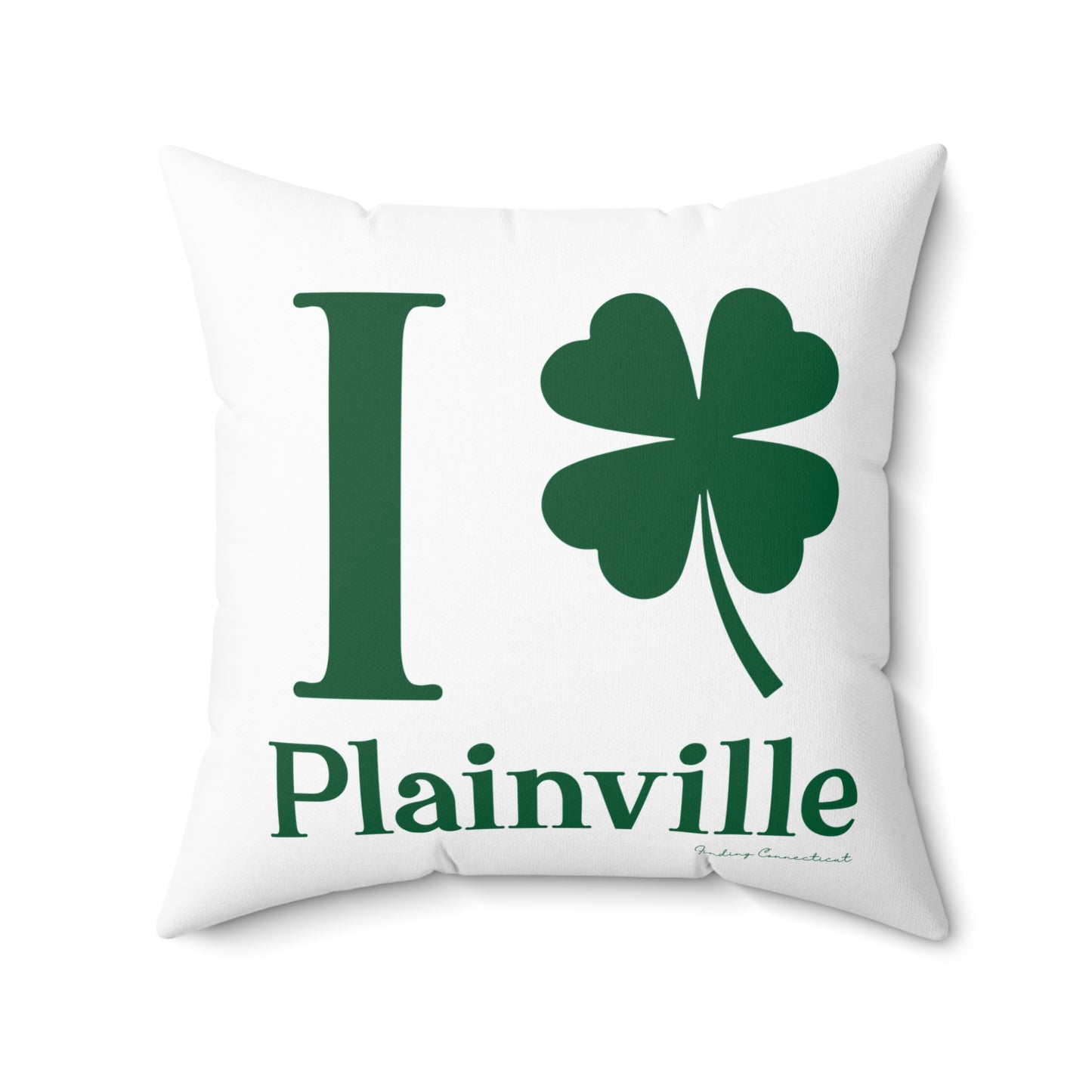 I Clover Plainville Spun Polyester Square Pillow
