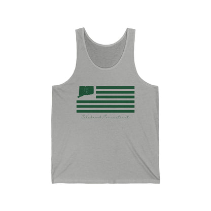 Colebrook Connecticut St. Patrick’s Day Flag Unisex Jersey Tank Top