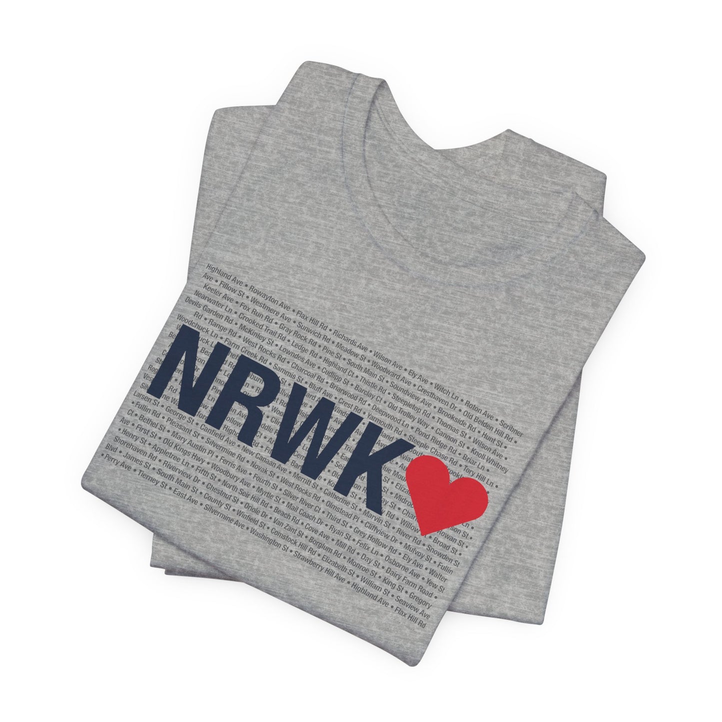 Norwalk Love Unisex Jersey Short Sleeve T-Shirt