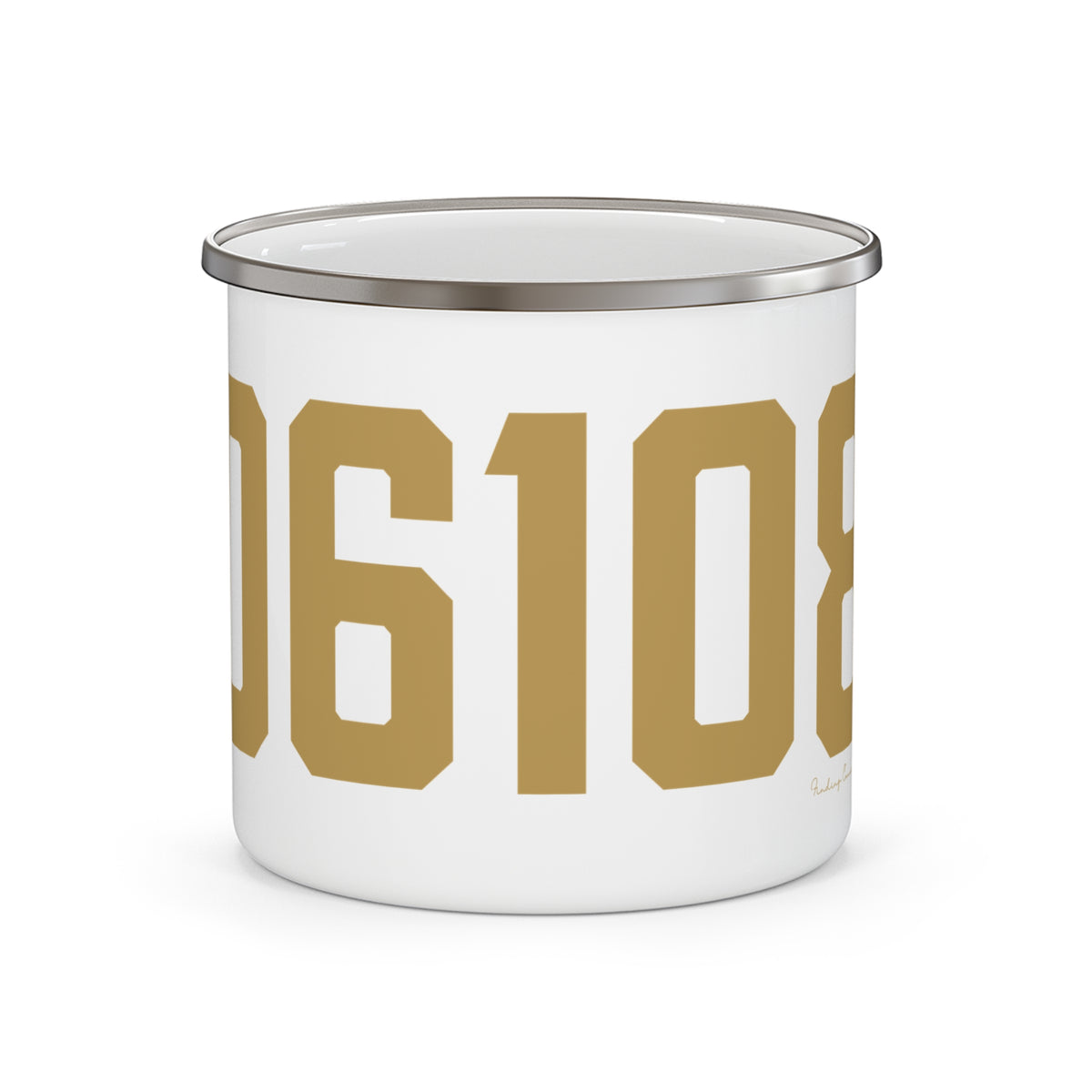06108 East Hartford Connecticut Zip Code Enamel Camping Mug